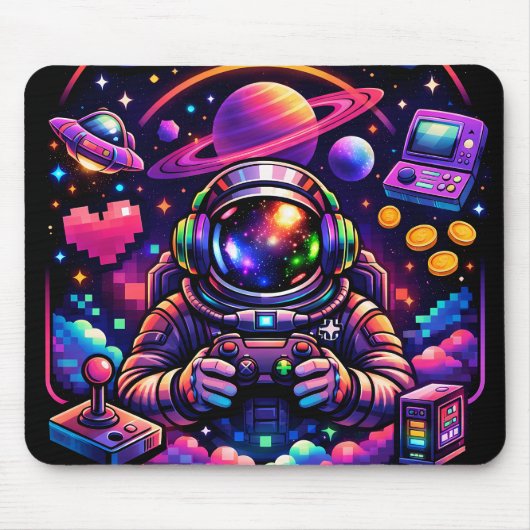 Galactic gamer by me  マウスパッド (正面)
