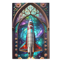 Galactic Gateway: ヒューストンのスペースシャトル ステンドグラス