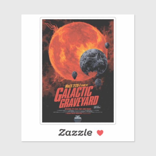 Galactic Gravatory Poster, Macs 2129-1. シール (シート)