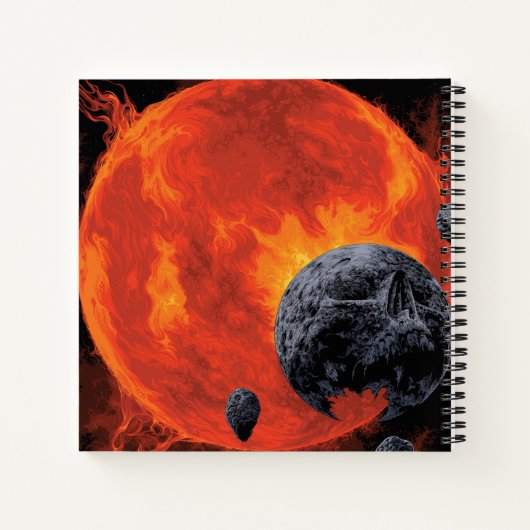 Galactic Gravatory Poster, Macs 2129-1. ノートブック (裏面)