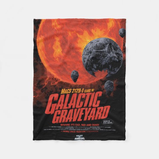 Galactic Gravatory Poster, Macs 2129-1. フリースブランケット (正面)