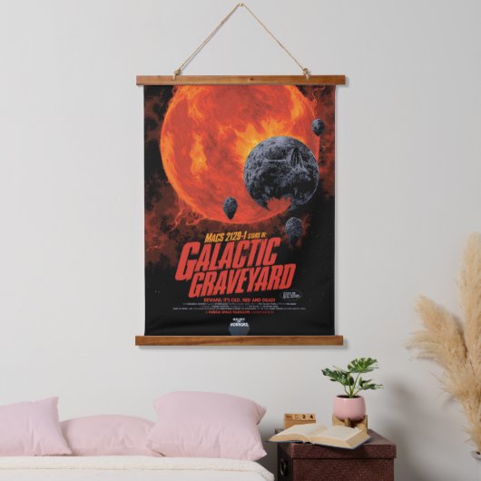 Galactic Gravatory Poster, Macs 2129-1. 吊り下げ型タペストリー (寝室)