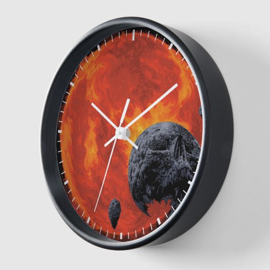 Galactic Gravatory Poster, Macs 2129-1. 壁時計 (傾斜)