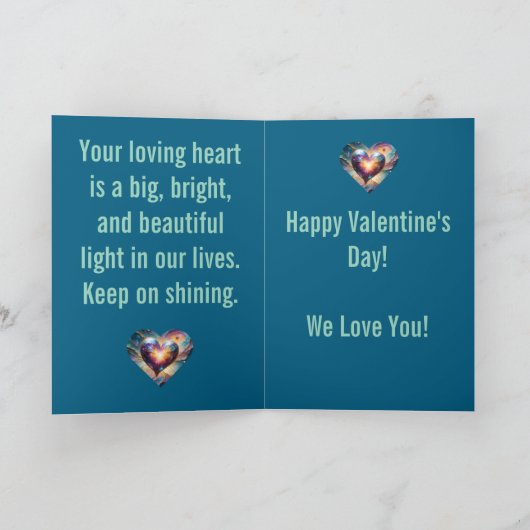 Galactic Heart of the Universe カード (内部)