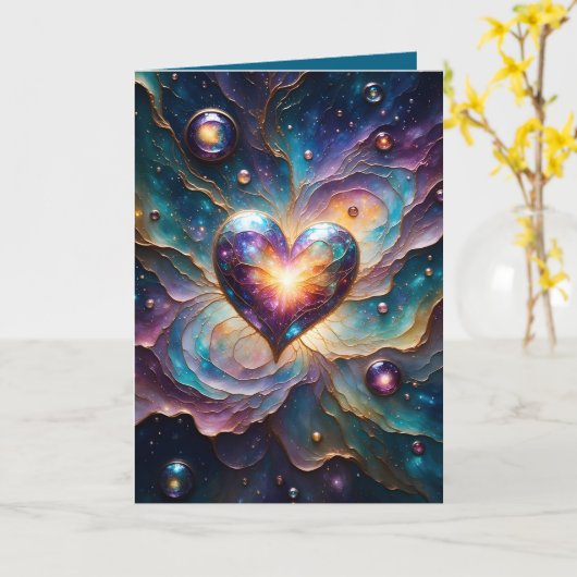 Galactic Heart of the Universe カード (黄色い花)