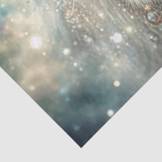 Galactic Lion Portrait Decoupage 薄葉紙 (詳細)