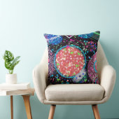 Galactic Neighborhood: Abstract Art  Postcard クッション (椅子)