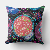 Galactic Neighborhood: Abstract Art  Postcard クッション (正面)