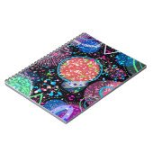 Galactic Neighborhood: Abstract Art  Postcard ノートブック (左側)