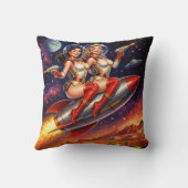 Galactic Pin-Ups Retro Sci-Fi クッション (裏面)
