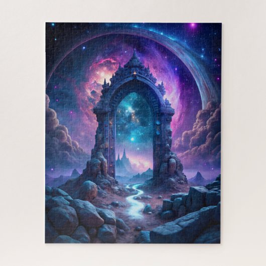 Galactic Portal Fantasy | Cosmic Gateway ジグソーパズル (縦)