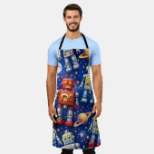 Galactic robot exploration cosmic エプロン (着用した状態)