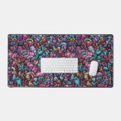 Galactic Robot Jamboree デスクマット (キーボード&マウス)