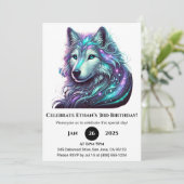 Galactic Spirit Wolf Birthday 招待状 (スタンド正面)