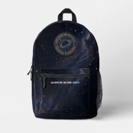 Galactic Stars & Space Explorer Backpack プリントバックパック