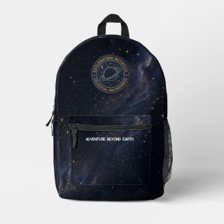 Galactic Stars & Space Explorer Backpack プリントバックパック