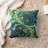 Galactic Swirls in Vivid Colors 1 クッション (ブランケット)