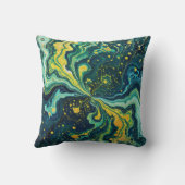 Galactic Swirls in Vivid Colors 1 クッション (裏面)