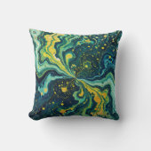 Galactic Swirls in Vivid Colors 1 クッション (正面)