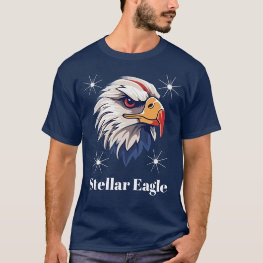 Galactic Wildlife Nebula Eagle Tシャツ (正面)