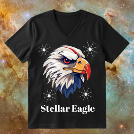 Galactic Wildlife Nebula Eagle Tシャツ