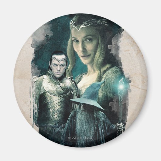 Galadriel、ELLOND™、Gandalf Graphic マグネット (正面)