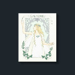 Galadriel Light of Valinor Graphic キャンバスプリント<br><div class="desc">Step into the radiant grace of Middle-Earth™ with this exquisite Lord of the Rings™ design inspired by Galadriel™. Illustrated in an elegant, Art Nouveau–inspired style, she stands poised and luminous, holding a phial of the Light of Valinor with serene strength and quiet authority. Flowing golden hair, delicate Elven adornments, and...</div>