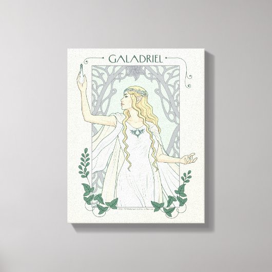 Galadriel Light of Valinor Graphic キャンバスプリント (正面)