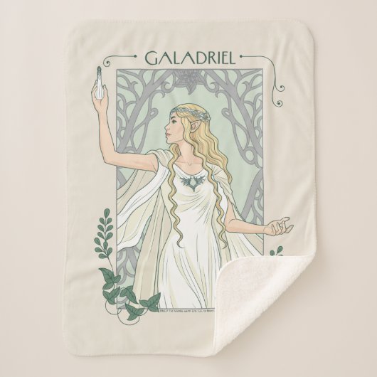 Galadriel Light of Valinor Graphic シェルパブランケット (正面)