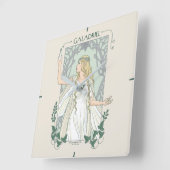 Galadriel Light of Valinor Graphic スクエア壁時計 (傾斜)
