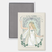 Galadriel Light of Valinor Graphic マグネット (正面/裏面)