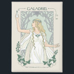 Galadriel Light of Valinor Graphic マグネット<br><div class="desc">Step into the radiant grace of Middle-Earth™ with this exquisite Lord of the Rings™ design inspired by Galadriel™. Illustrated in an elegant, Art Nouveau–inspired style, she stands poised and luminous, holding a phial of the Light of Valinor with serene strength and quiet authority. Flowing golden hair, delicate Elven adornments, and...</div>