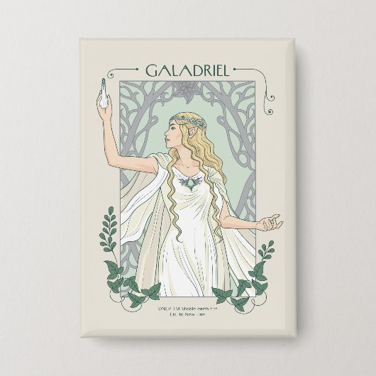 Galadriel Light of Valinor Graphic 缶バッジ (正面)