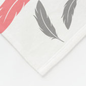 Galahのオウム毛布 フリースブランケット (角)