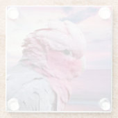 Galahのオウム ガラスコースター (裏面)