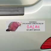 GALAHのステッカー バンパーステッカー (車上)