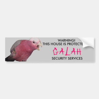 GALAHのステッカー バンパーステッカー