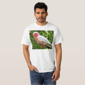 Galah (Breastedのばら色のオウム) Tシャツ (正面フル)