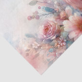 Galah Cockatoo Pink Floral Art 薄葉紙 (詳細)