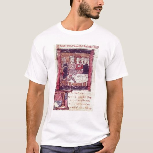 Galahadはアーサーに来ます Tシャツ (正面)