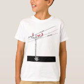 Galahs on power pole tシャツ (正面)