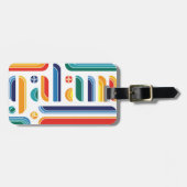 galam 2016年- Jeepney色の荷物のラベル ラゲッジタグ (正面横)