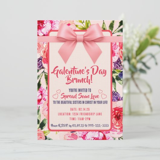 Galantine's Day Invitation 招待状 (スタンド正面)