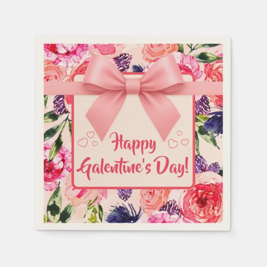 Galantine's Day Napkins スタンダードカクテルナプキン (正面)