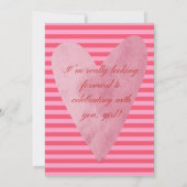 Galantines party Invitation 招待状 (裏面)