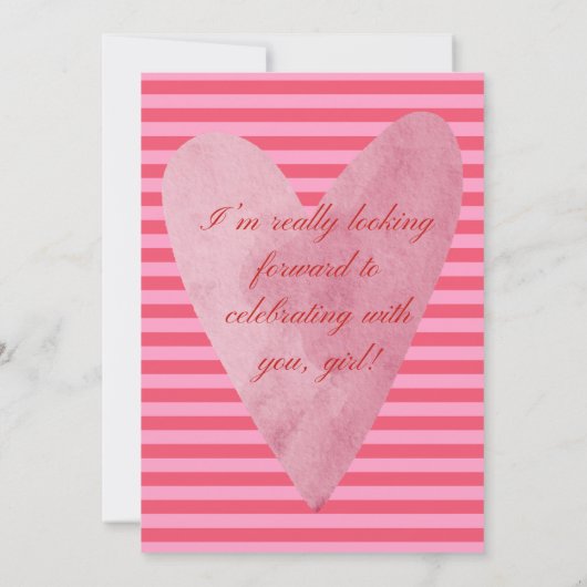 Galantines party Invitation 招待状 (裏面)