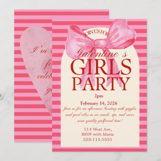 Galantines party Invitation 招待状