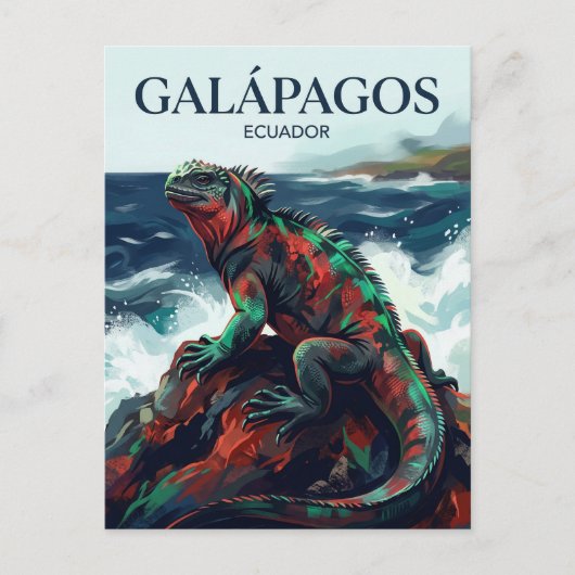 Galápagos Islands Ecuador ポストカード (正面)