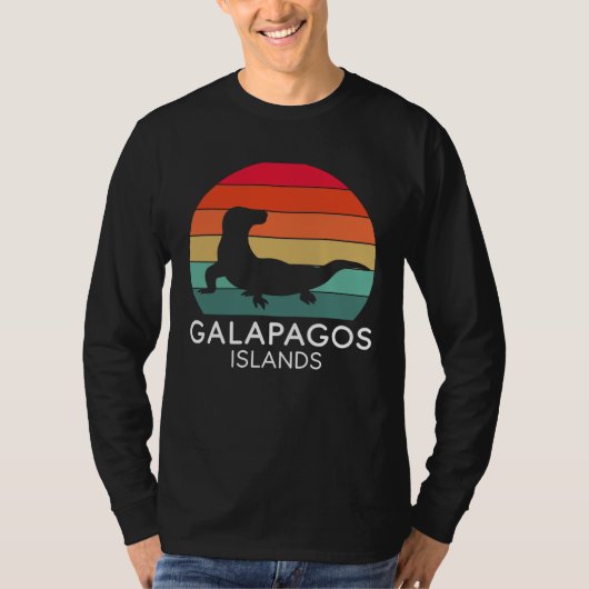 Galapagos Islands National Park Lizard Ecuador Oce Tシャツ (正面)
