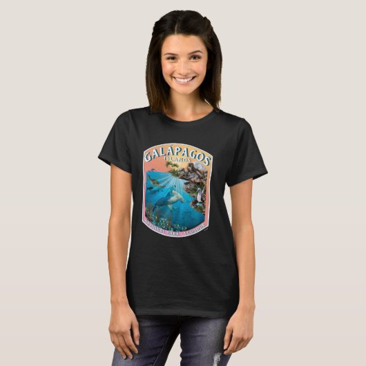 Galapagos National Park Ecuador Ocean Reserve Keep Tシャツ (正面フル)